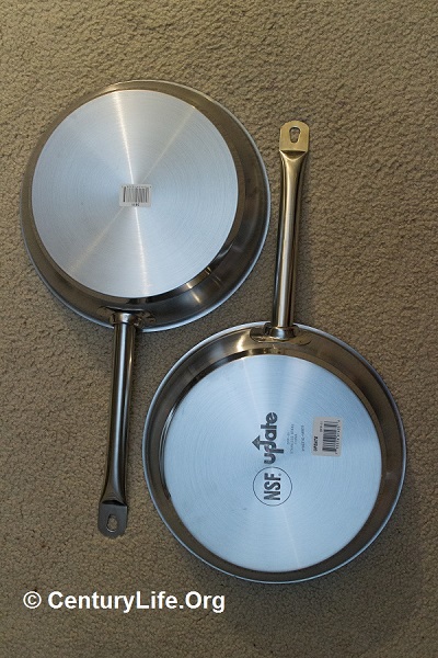 Vollrath Optio aka Update International SuperSteel 11 inch skillets.