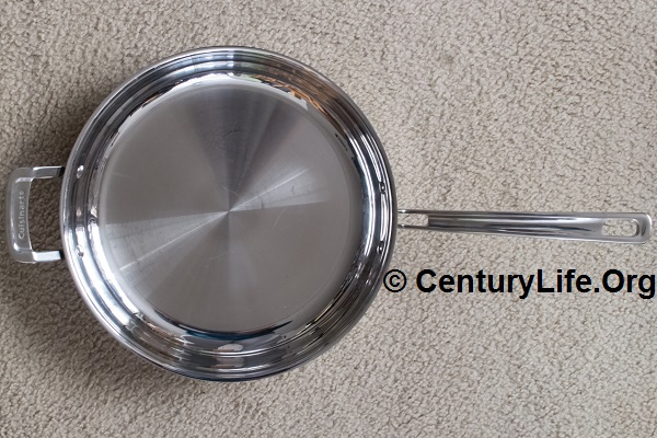 Cuisinart MultiClad Pro Stainless Steel Open Skillet with Helper Handle