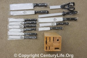 AmazonBasics 14 piece knife set