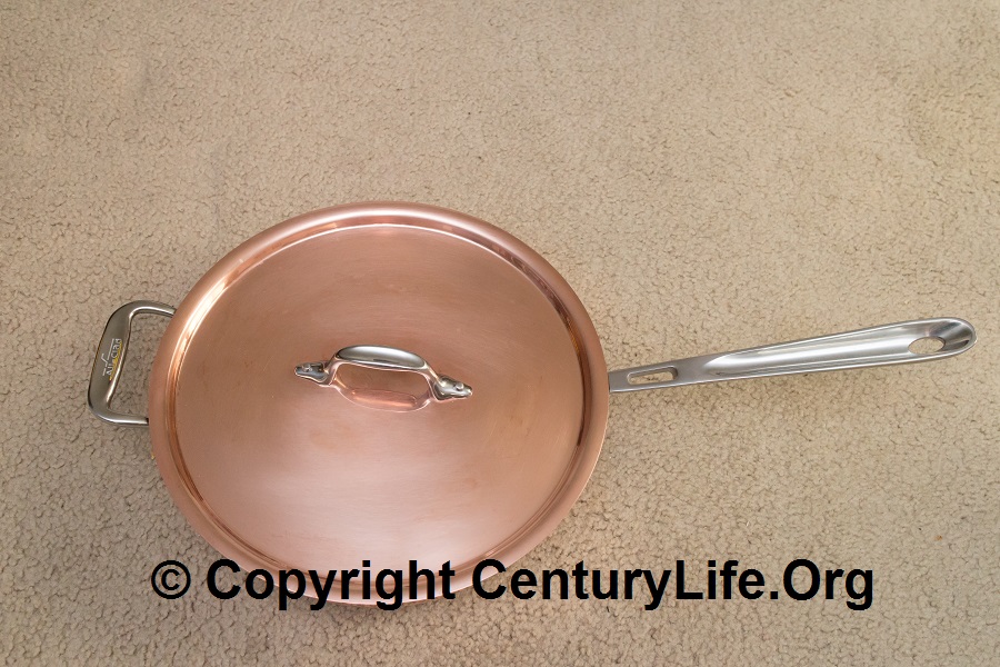 All Clad C2 Copper 3 quart Saute Pan with lid - Cookware & More