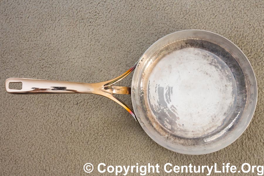 Overheated Soy Turkiye 30 cm (12 inch) Silver Copper (Ag-Cu) Frying Pan