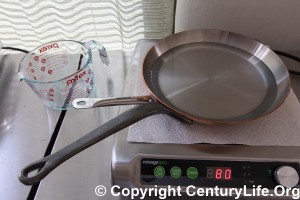 Boiling with Copper on Induction