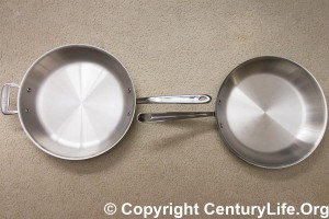 All-Clad D7 vs regular All-Clad Stainless handle comparison