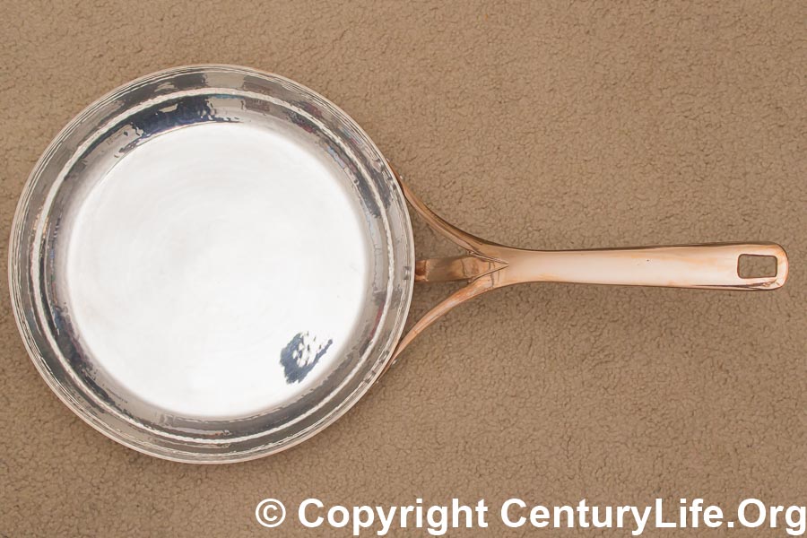 Soy Turkiye 30 cm (12 inch) Silver Copper (Ag-Cu) Frying Pan