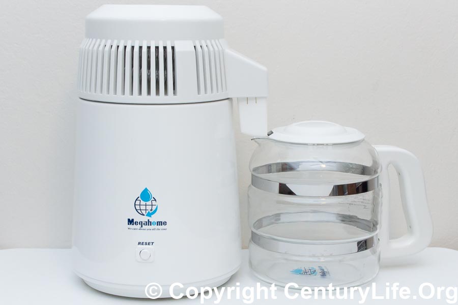 Megahome Countertop Water Distiller with Glass Jar