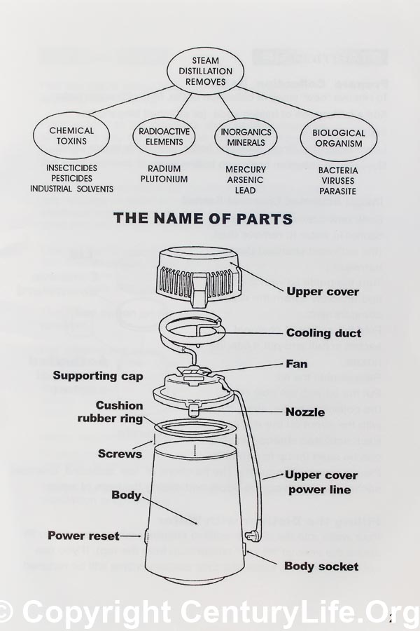 Megahome Countertop Water Distiller with Glass Jar