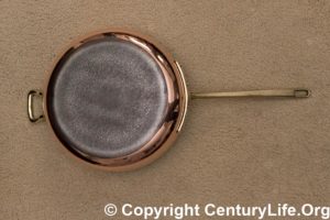 Bottega del Rame - Mazzetti Copper 30 cm 12 inch frying pan